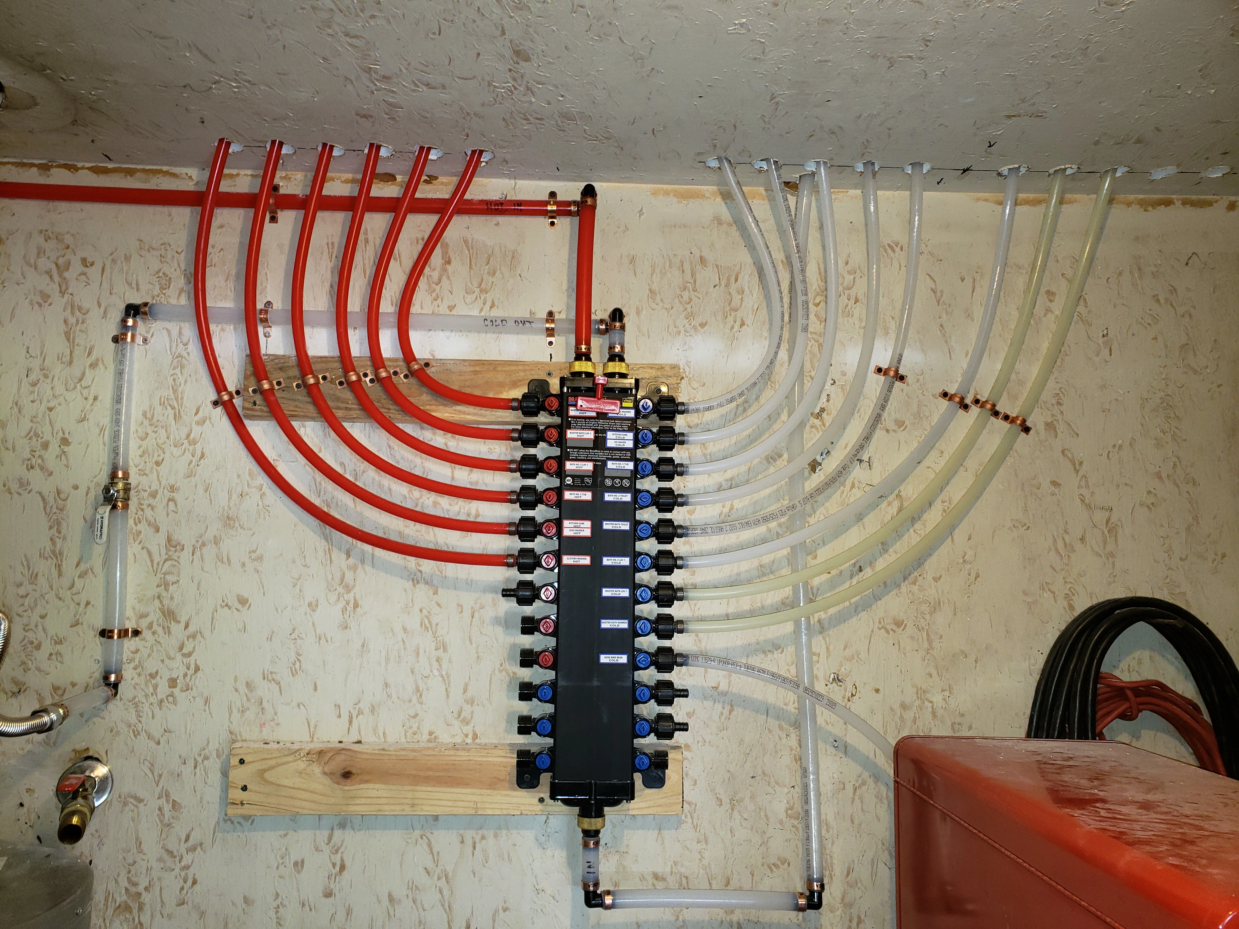 PEX and copper repiping work by Copper Bear Plumbing