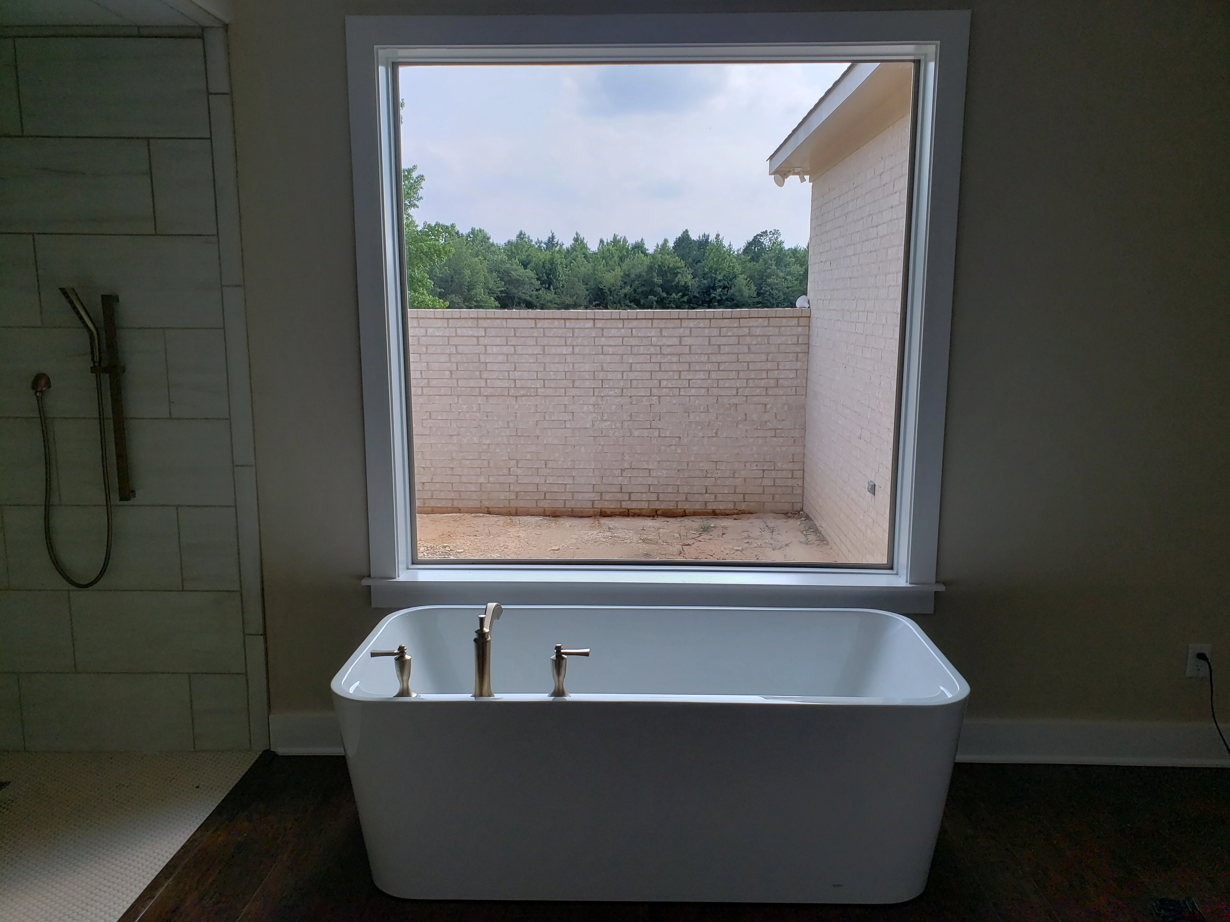 Custom shower remodel completed by Copper Bear Plumbing